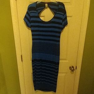Striped casual dress